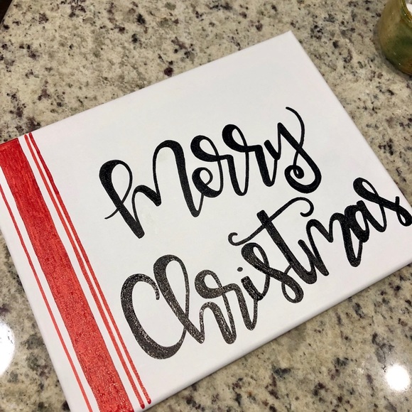 Farmhouse Christmas Canvas - Picture 2 of 2